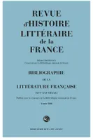 Bibliographie de la littérature française