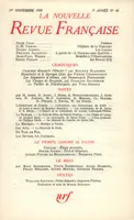 La Nouvelle Revue Française N' 83 (Novembre 1959)