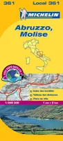 Local Italie, 361, Carte Départementale Abruzzo, Molise
