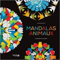 Black coloriage - Mandalas Animaux