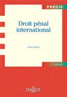 Droit pénal international - 1ère édition, Précis