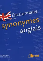 DICTIONNAIRE DES SYNONYMES ANGLAIS, Livre