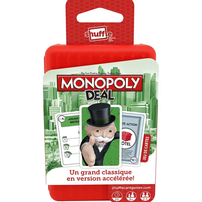 Jeu De Cartes Monopoly Deal (version française) : : Jouets