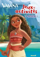 Disney Vaiana Mon livre de jeux et activités + poster