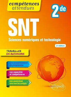 SNT - Sciences numériques et technologie - Seconde