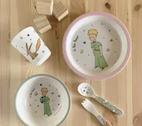 Jeux et Jouets Bébé Repas Vaisselle pour bébé Coffret cadeau 5 pièces Le Petit Prince
