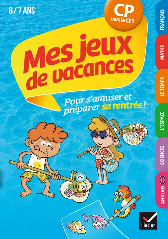 Jeux et Jouets Livres Parascolaire Primaire Mes jeux de vacances 2021 du CP vers le CE1 6/7 ans Julia Georges