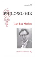 Philosophie 78, Jean-Luc Marion