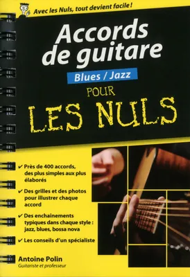 Accords de guitare Blues-Jazz pour les Nuls (poche), Pour les Nuls
