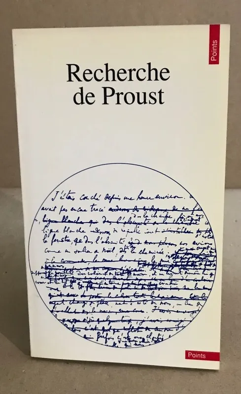 Recherche de Proust Roland Barthes