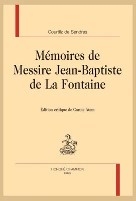 146, Mémoires de Messire Jean- Baptiste de La Fontaine