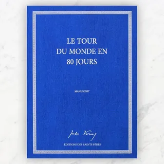 Le Tour du monde en quatre-vingts jours, manuscrit, illustré