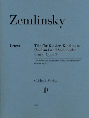 Trio für Klavier, Klarinette (Violine) und Violoncello d-moll Opus 3, Trio in d minor op. 3