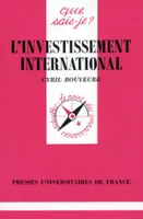 L'investissement international
