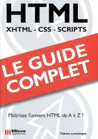 HTML / XHTML, CSS, Scripts, [XHTML, CSS, Scripts]