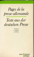 Pages de la presse allemande, R.F.A.