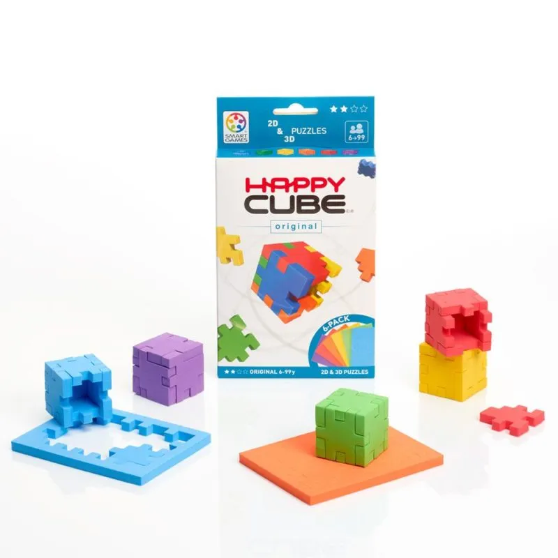 Jeux et Jouets Jeux de société Jeux de logique et casse-tête Happy Cube Set de 6 couleur Originale Jeux de société