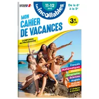 Cahier de vacances - Les incollables - 6e à 5e - 11/12 ans