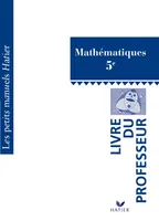 Mathématiques, 5e, livre du professeur