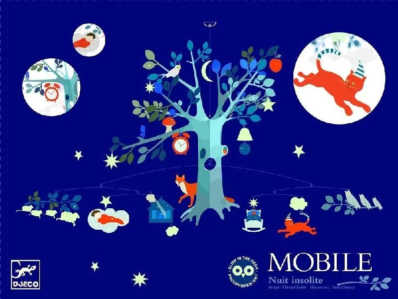 Jeux et Jouets Déco et mobilier Déco Mobiles Mobile "Nuit Insolite" Mobiles