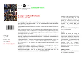 Fernand Léger / les constructeurs, [exposition, Biot, Musée national Fernand Léger, 11 octobre 2008-12 janvier 2009]