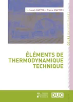 Éléments de thermodynamique technique