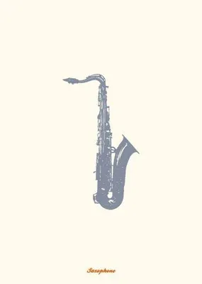 Saxophone - Greeting Card, Saxophone