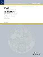 II.  Quartet A Minor, op. 35. String quartet. Partition.