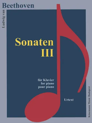 Partition - Beethoven - Sonates III - pour piano