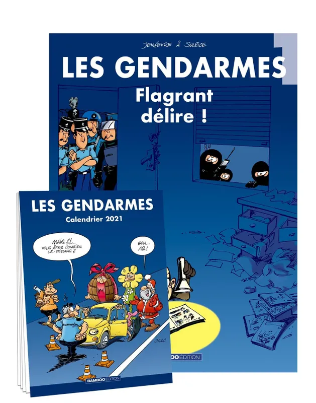 Livres BD Les Classiques Les Gendarmes - tome 01 + Calendrier 2021 offert Jenfèvre