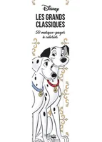Marque-pages Disney Grands classiques - 50 marque-pages à colorier