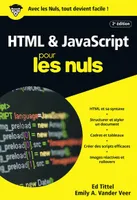 HTML & JavaScript 2e ed Poche Pour les Nuls