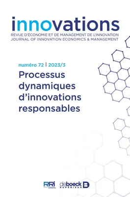 Innovations n° 72, Processus dynamiques d’innovations responsables