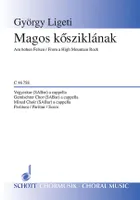 Magos kösziklának, Am hohen Felsen (Ungarische Volksliedbearbeitung). mixed choir (SABar). Partition de chœur.