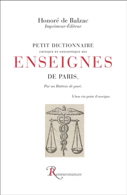 Petit dictionnaire des enseignes de Paris