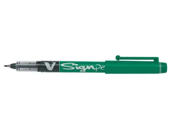 V-Sign Pen - Feutre d'écriture - Vert - Pointe Moyenne