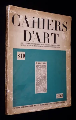 Cahiers d'art (n°8-10 - 7e année - 1932)