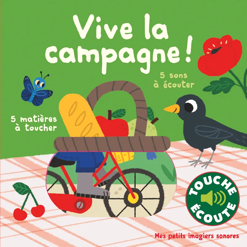 Livres Jeunesse Les tout-petits Albums Vive la campagne !, 5 sons à écouter Marion Billet