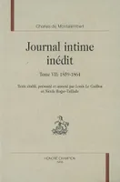 Journal intime inédit, Tome VII, 1859-1864, JOURNAL INTIME INEDIT. T7 1859-1864, 1859-1864