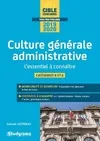 La culture générale administrative - L'essentiel à connaître en 80 fiches