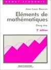 Eléments de mathématiques., [1], Eléments de mathématiques Deug éco