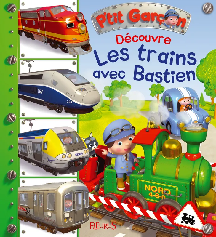 Livres Jeunesse Les tout-petits Tout-carton et imagier 11, Découvre les trains avec Bastien, tome 11, n°11 Emilie Beaumont