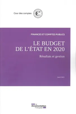Le budget de l'Etat - Résultats et gestion, Avril 2021