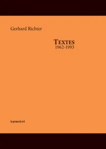 Textes Gerhard Richter