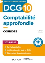 0, DCG 10 - Comptabilité approfondie - Corrigés 2024-2025