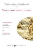 Cahiers critiques de Philosophie n°9 : Voies de la philosophie italienne