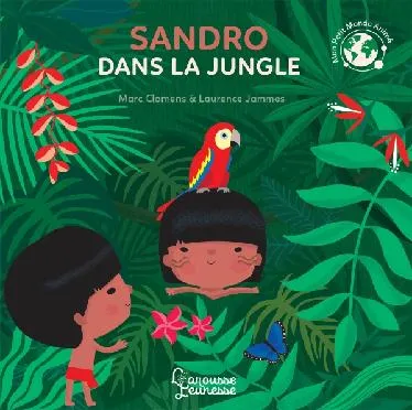 Livres Jeunesse Les tout-petits Albums animés et pop-up Sandro dans la jungle Marc Clamens