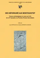 Des Néferkarê aux Montouhotep, Travaux archéologiques en cours sur la fin de la VIe dynastie et la première période intermédiaire