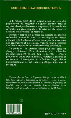 Guide Bibliographique de Melhoum, Maghreb, 1834-1996