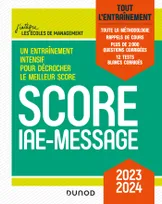 Score IAE-Message - 2023-2024, Tout l'entraînement
